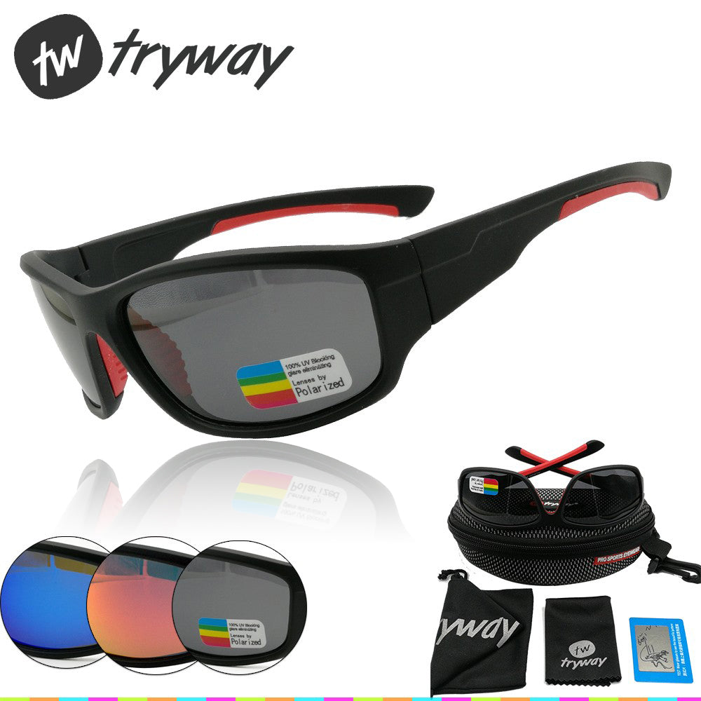 Polarized Sunglasses, Men Sports Bike Cycling Glasses, Fishing Goggles, Outdoor Camping Eyewear