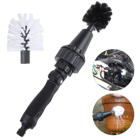 Ultimate Detail Brush Hero Rotary Cleaning Brush Universal Premium Water Powered Wash Brush Turbine hand-held water spray brush