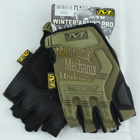 Outdoor Hunting gloves M-Pact Protection Glove Tactical Gloves Outdoor Sports half finger Military army Airsoft Shooting male gloves