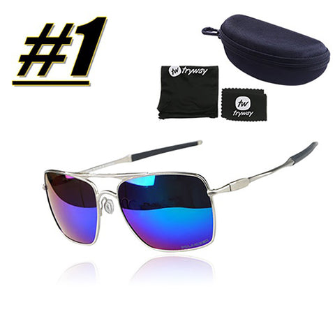 Polarized Aviator glasses 59mm Driving eyewear Police lifestyle UV400 Oculos de sol Classic glasses