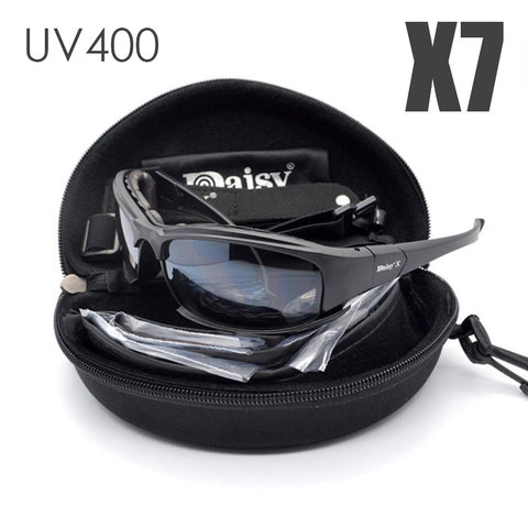 DAISY X7 Goggles Men Military polarized sunglasses Bullet proof airsoft shooting Cycling glasses